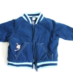 Toddler Boy Blue corduroy Jacket sz 24M